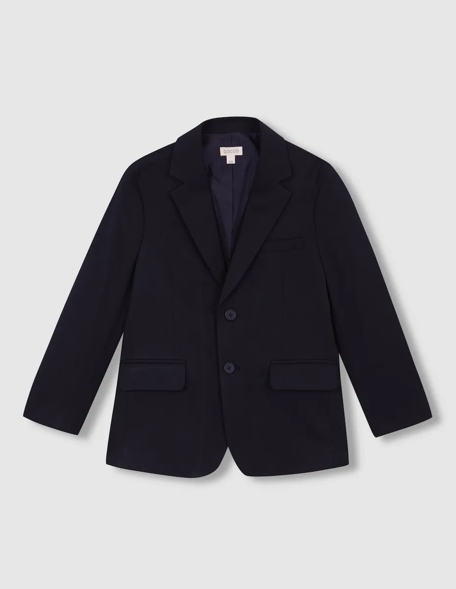 

Детский пиджак с карманами Gocco, темно-синий