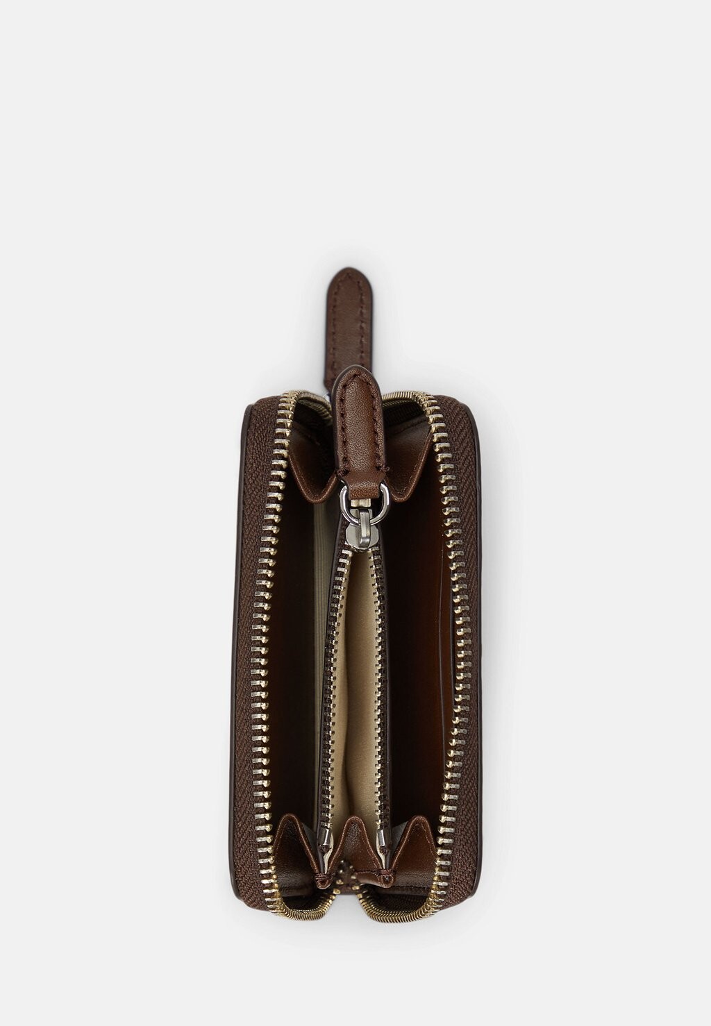 

Кошелек LEATHER CONTINENTAL WALLET Lauren Ralph Lauren, темно-коричневый
