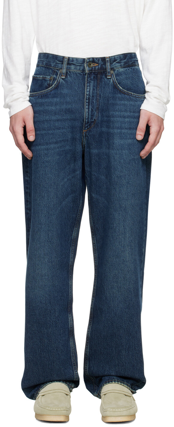 

Синие джинсы Fit 4 Straight rag & bone
