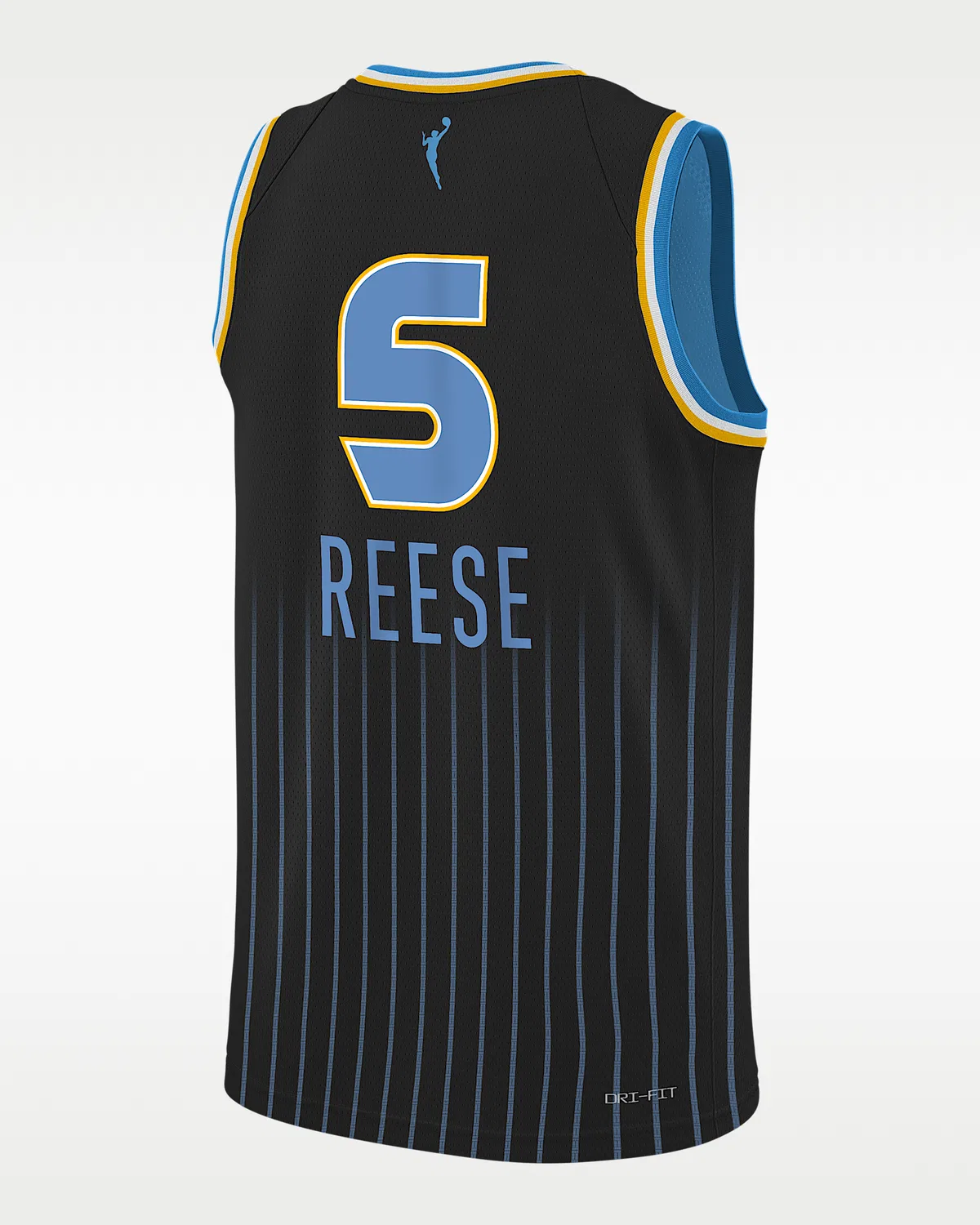 Детская большая футболка Nike Dri-FIT WNBA Swingman Angel Reese Chicago Sky 2024 Explorer Edition, Black — фото 2