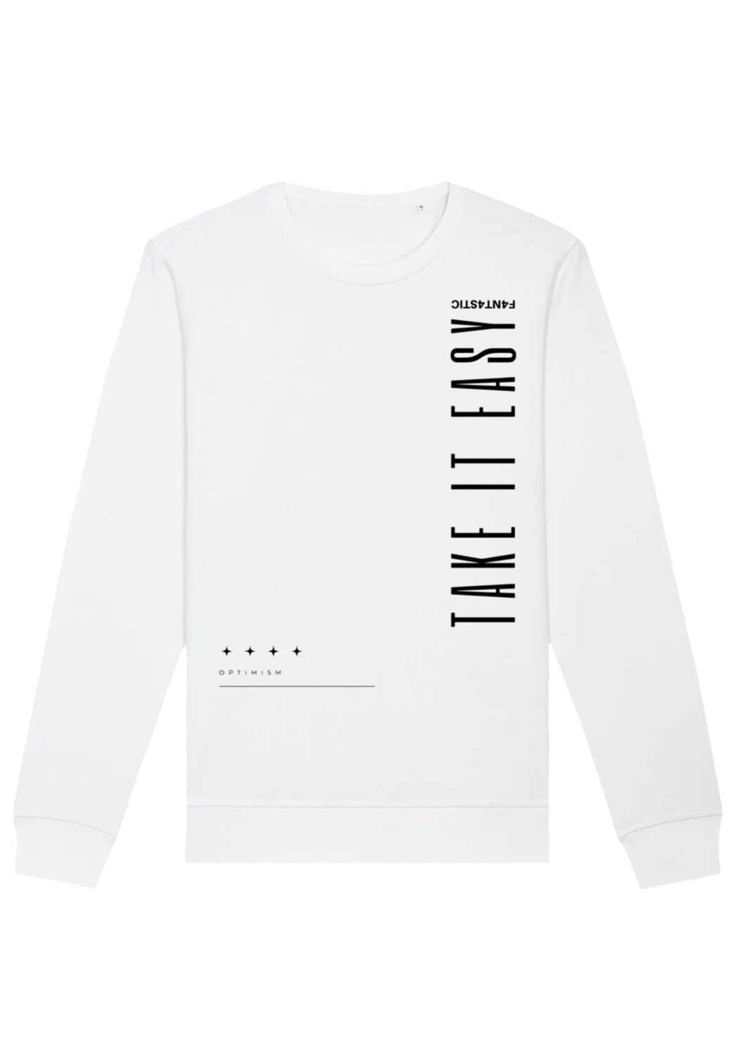 

Толстовка F4NT4STIC Unisex Take It Easy, белый