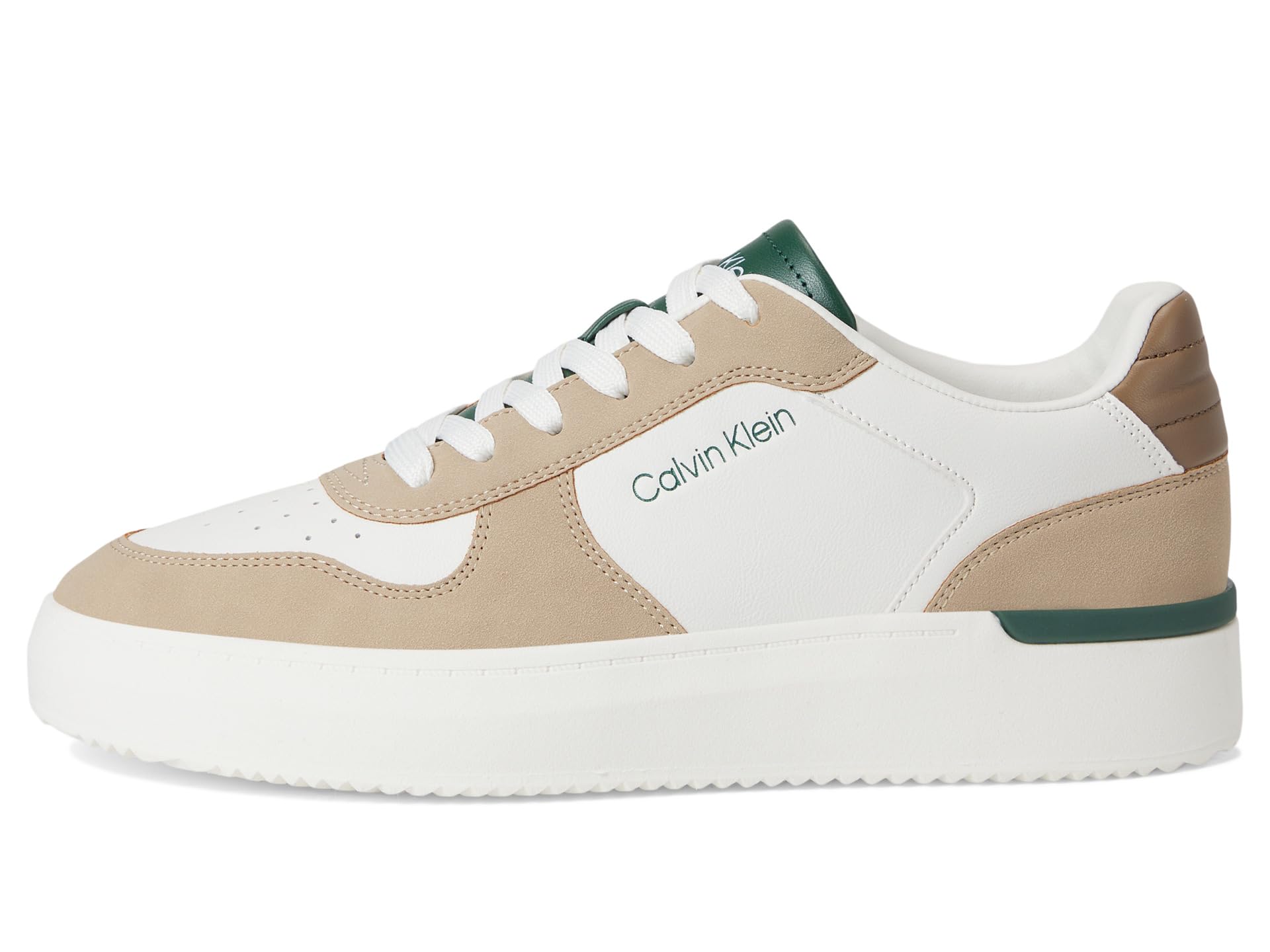 Кроссовки Calvin Klein Brayton, Light Natural/Green — фото 4