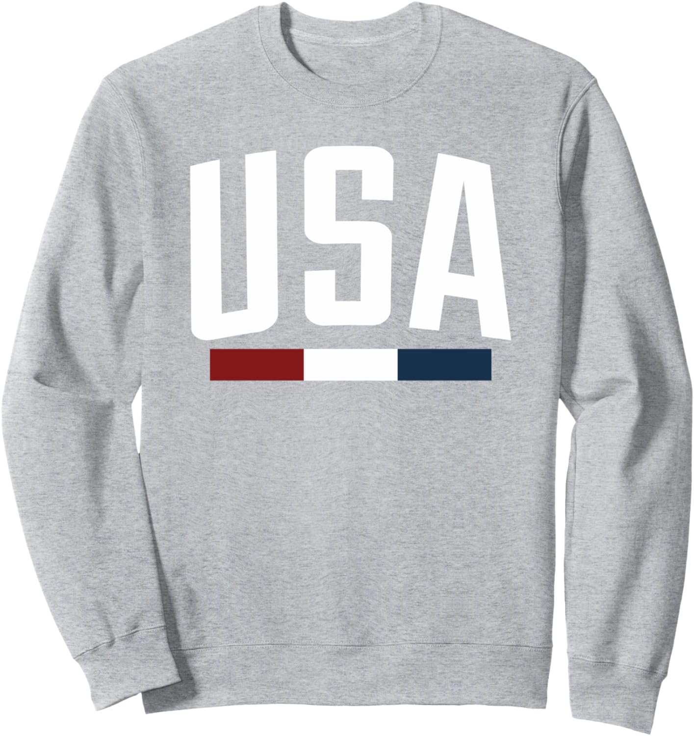 

Толстовка с флагом США, крупным белым текстом и полосками Trendy Apparel