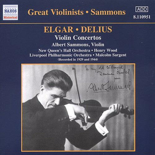 

CD диск Delius / Elgar / Sammons / Wood / Sargent: Con Vn/Con VN (BM)