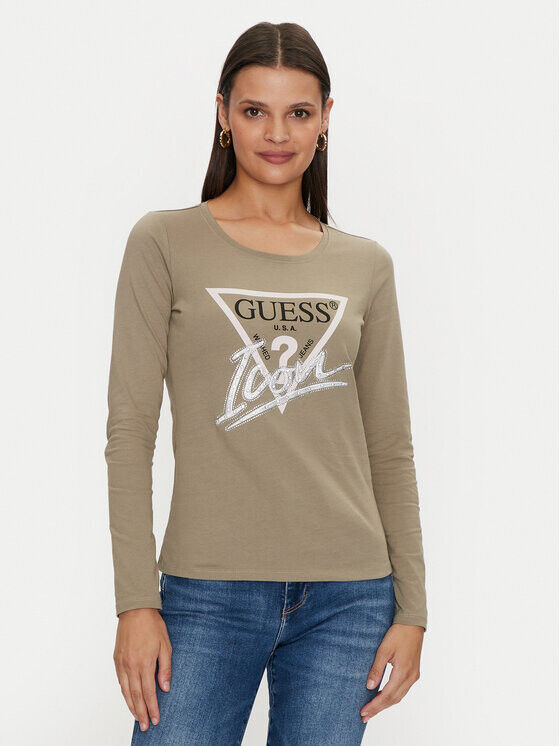 

Узкая блузка Guess, зеленый