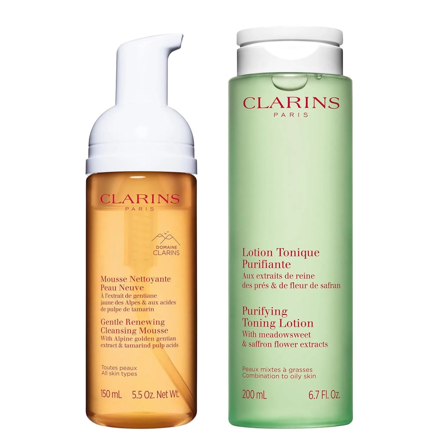 Тоник Clarins — Purifying Toning Lotion для комбинированной и жирной кожи, очищает, увлажняет, матирует