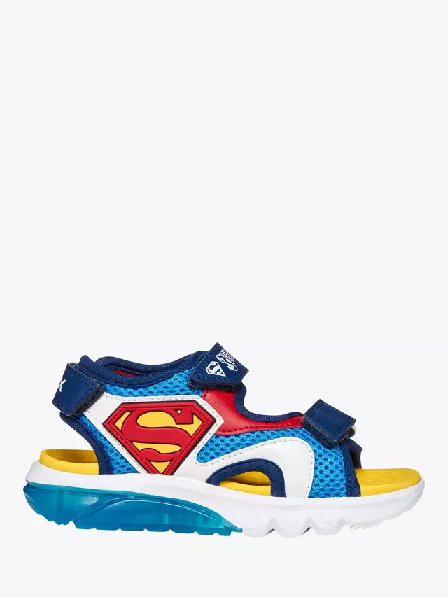 Детские сандалии Ciberdron Superman, сине-красные Geox