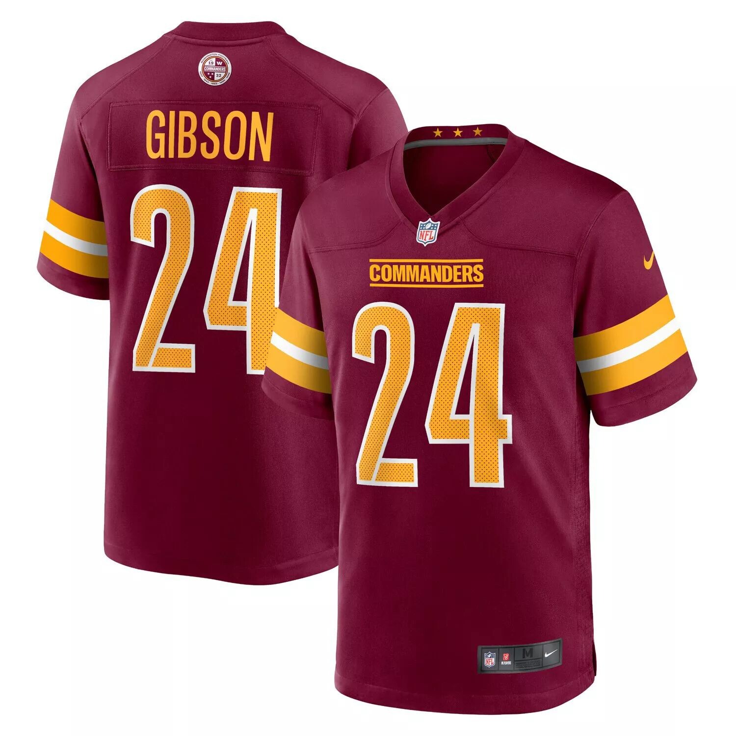 

Мужская игровая майка Antonio Gibson Burgundy Washington Commanders Nike