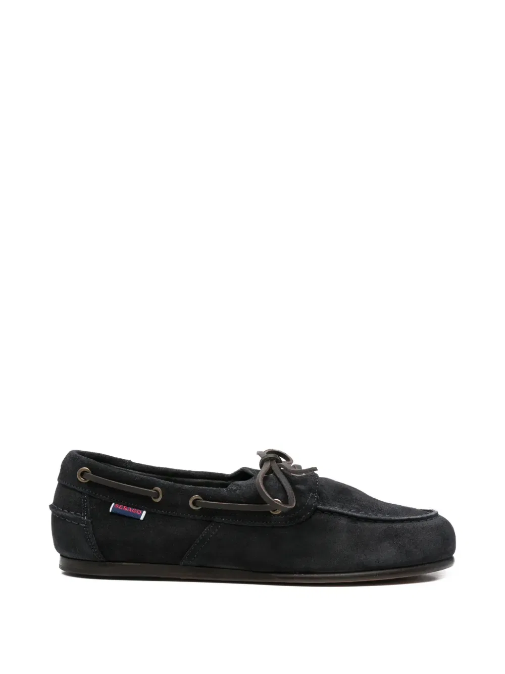 Замшевые лодочные туфли Sebago, синий
