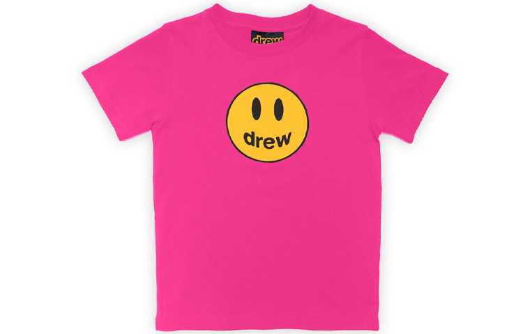 Футболка Smiley Collection Magenta Kids' Drew House, Magenta — фото 3