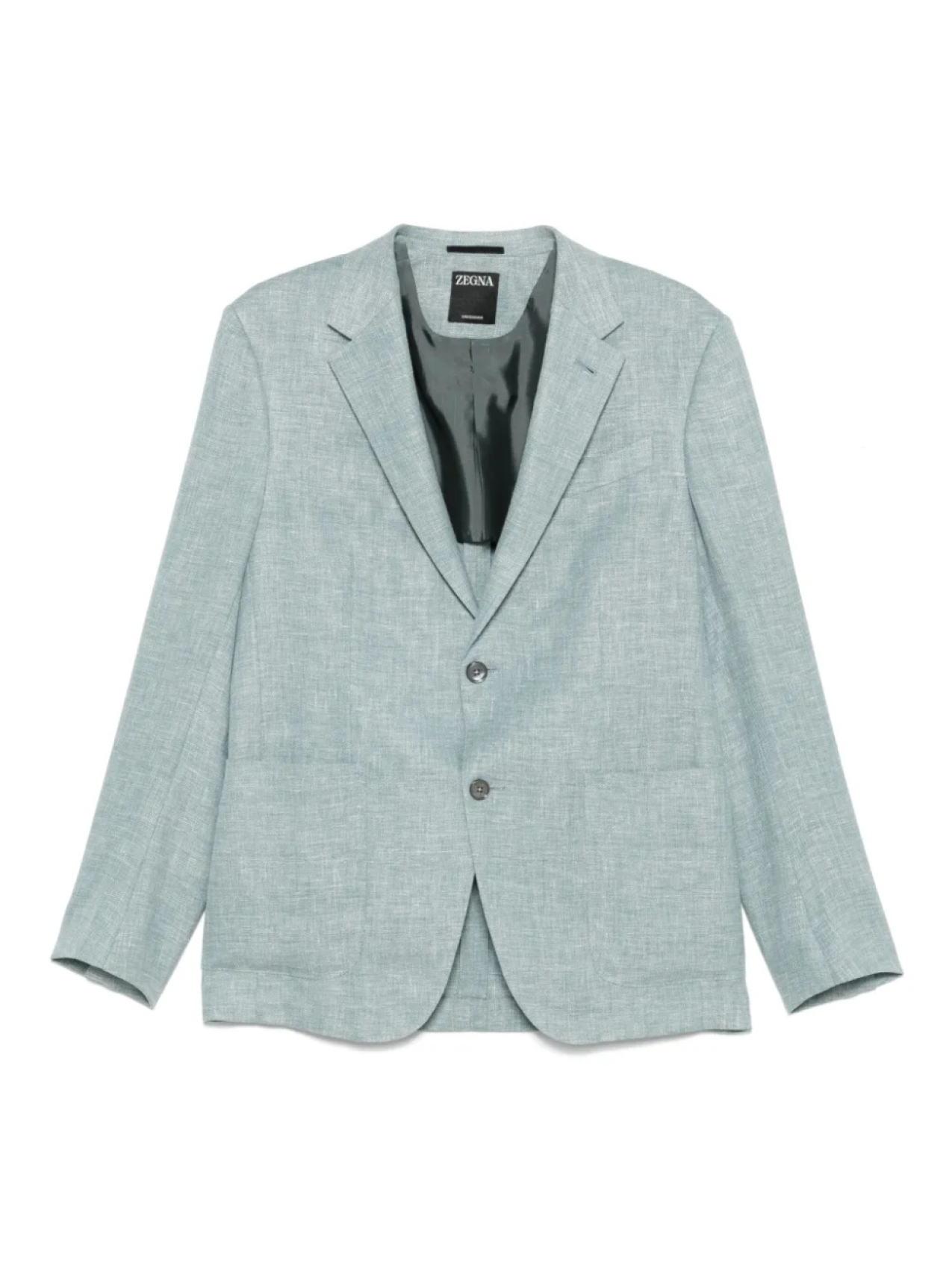 

Однобортный блейзер Zegna, синий