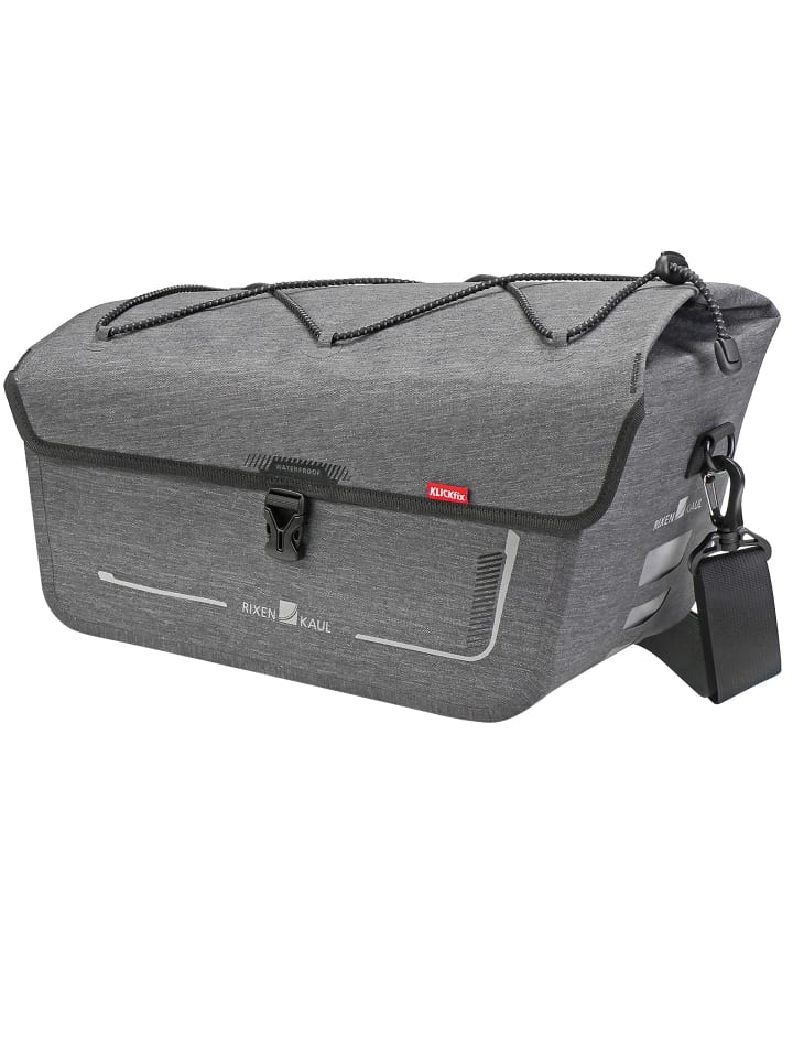 

KLICKfix Водонепроницаемая велосипедная сумка Rackpack Sport серого цвета