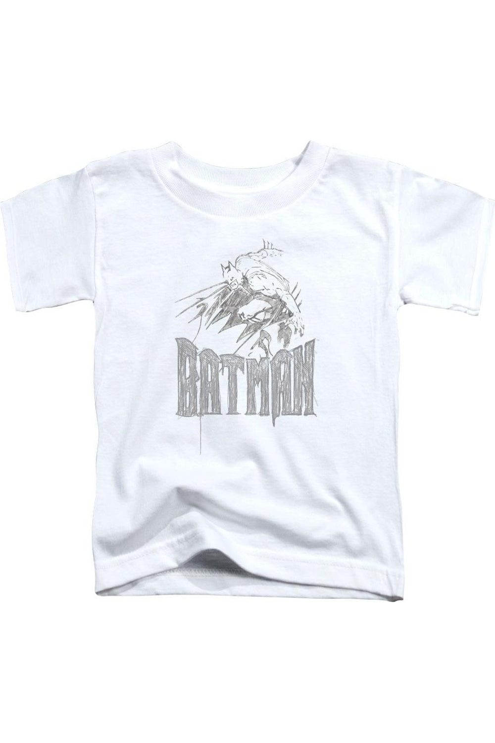 

Футболка детская Batman Knight Sketch с коротким рукавом Gildan, белый