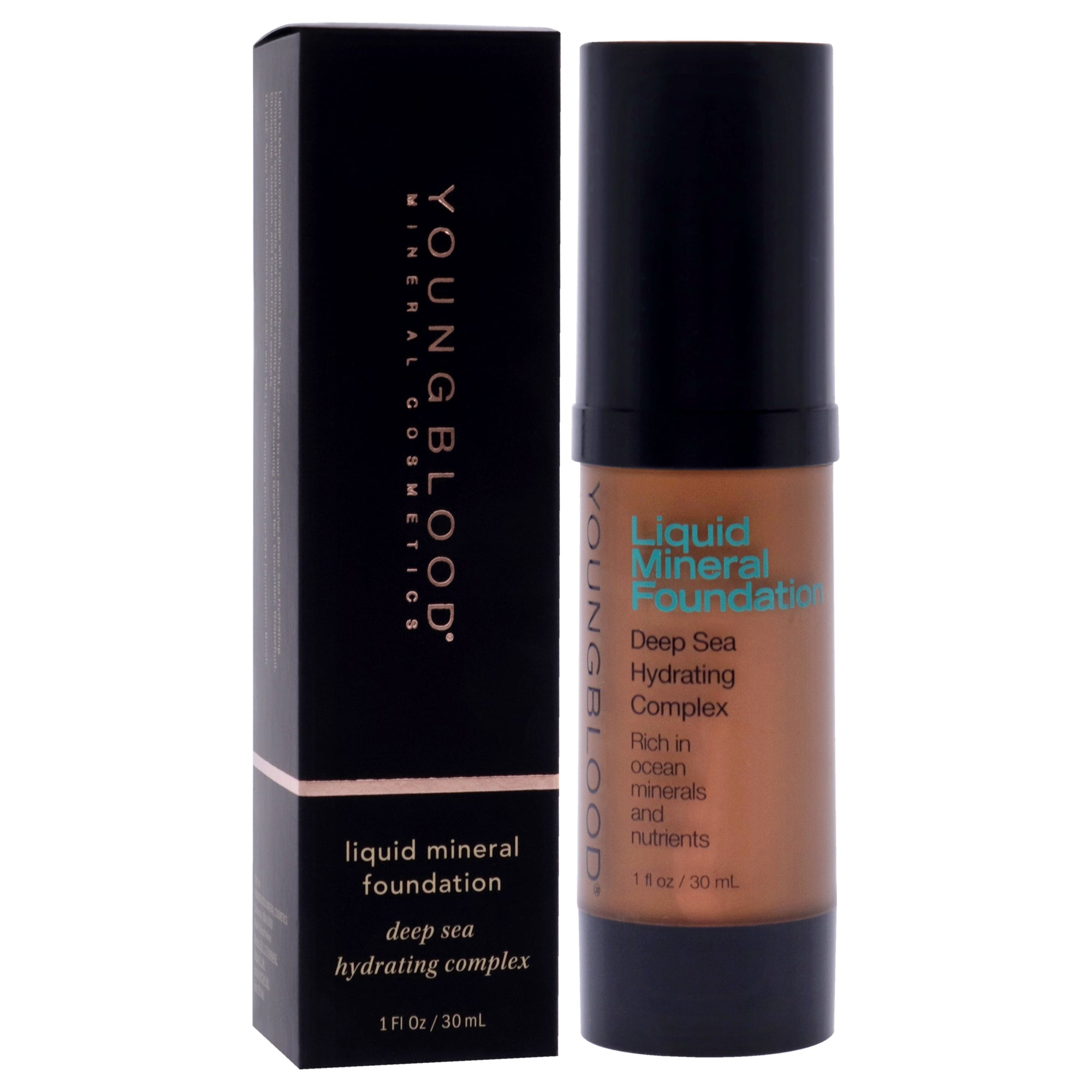 Жидкая минеральная основа - Chestnut от Youngblood для женщин - 1 унция Youngblood, 1 Oz — фото 3