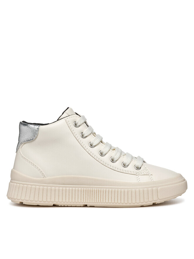 

Кроссовки Geox J Laquinny Girl J46M3F 000BC C1M1W S, экрю