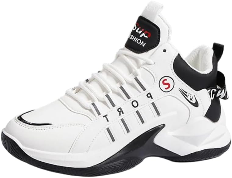 

Мужские легкие повседневные баскетбольные кроссовки HoaloX - модные мягкие эластичные кроссовки с круглым носком, черный