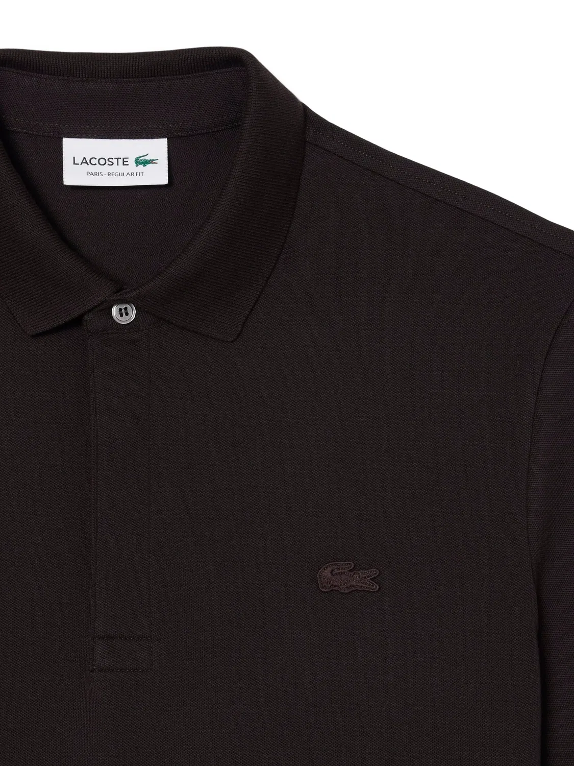 Рубашка поло с короткими рукавами Lacoste, коричневый — фото 2