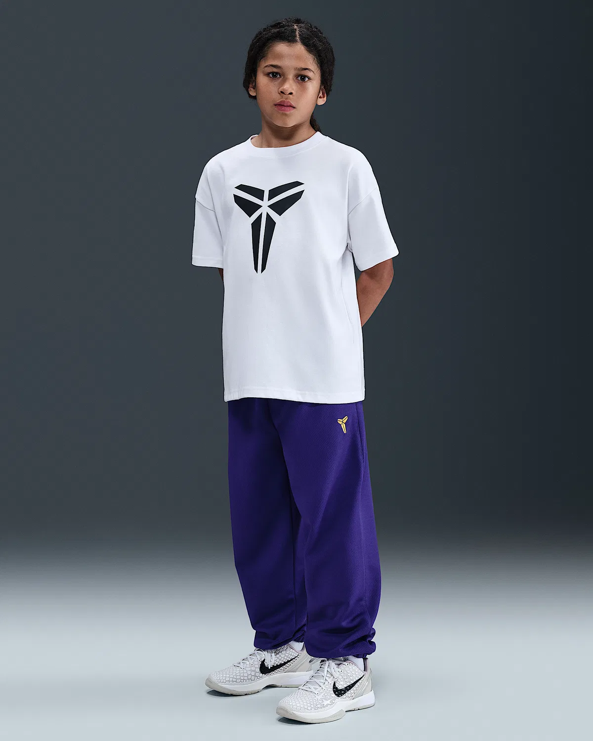Детская футболка Dri-FIT Max90 Kobe, White — фото 4