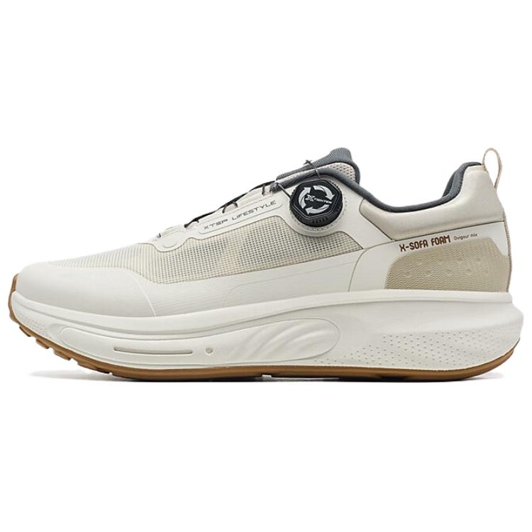 

XTEP Износостойкие дышащие повседневные низкие кроссовки с амортизацией, мужские, серо-белые