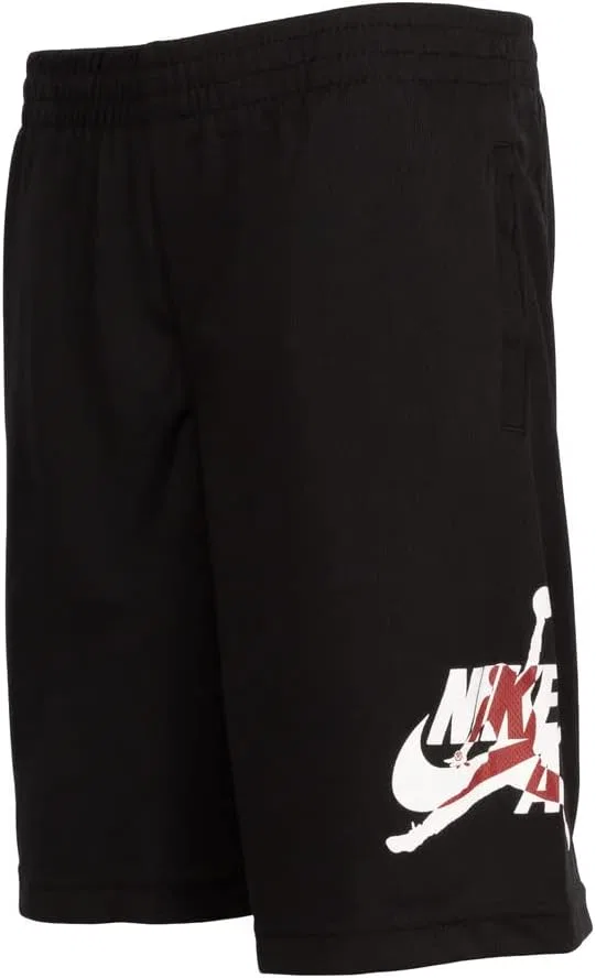 Детские шорты Nike Air Jordan Jumpman Classics, Black(95A126-023)/Gym Red/White