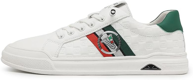 

Мужские кожаные спортивные модные кроссовки, удобные, дышащие, с нескользящей мягкой подошвой, для повседневного и делового стиля Meixi Mobile, бежевый