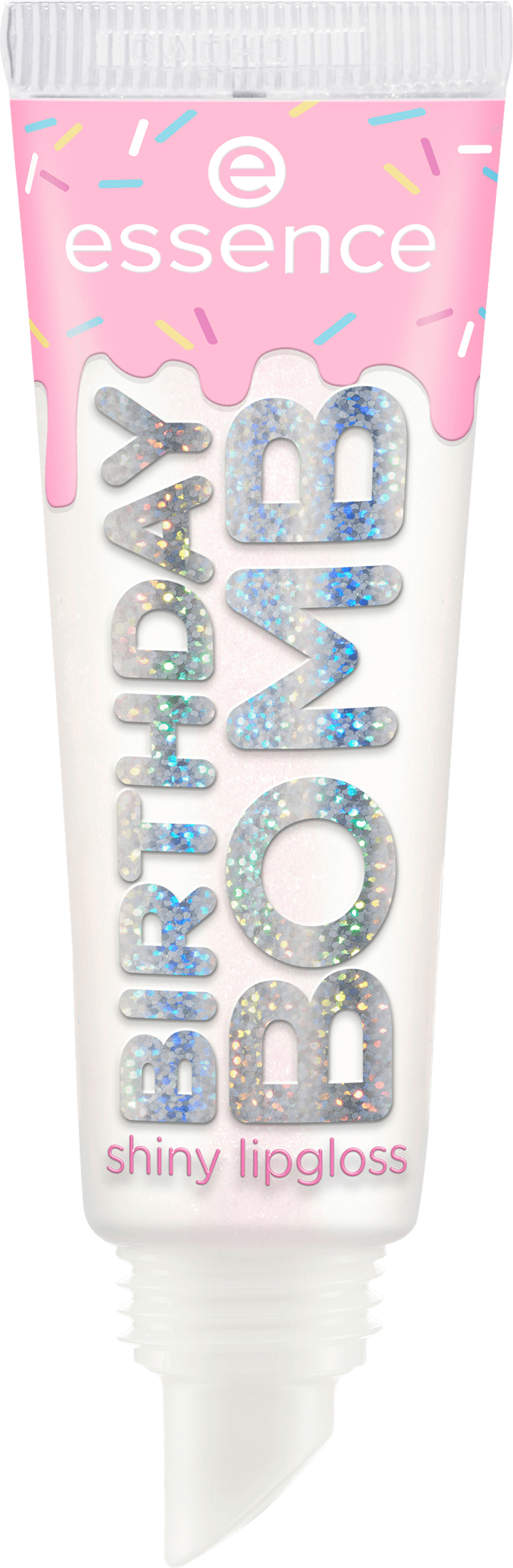 Блеск для губ essence Lipgloss Juicy Birthday Bomb Shiny 01 Cake My Day, 10 ml — фото 2