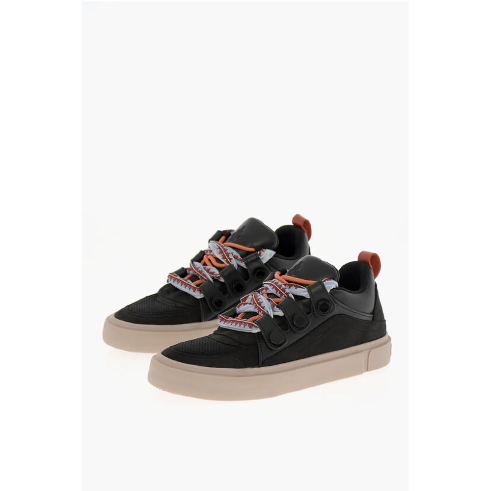 

Низкие кеды TICINELLA из кожи и ткани с макси-полосками Marcelo Burlon, Bicolor