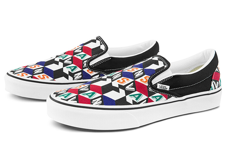 Кроссовки Vans Slip-On "Checker Cube" Sneakers — фото 2