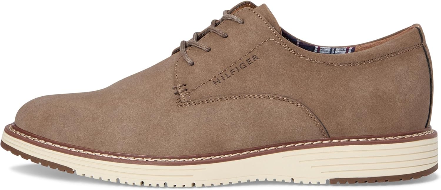 Мужские оксфорды Tommy Hilfiger Hiday, цвет Taupe — фото 4