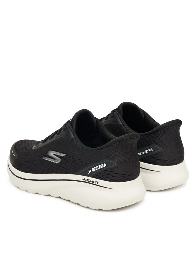 Кроссовки Go Walk Arch Fit N-Joy 217075 BKW Skechers, черный — фото 3