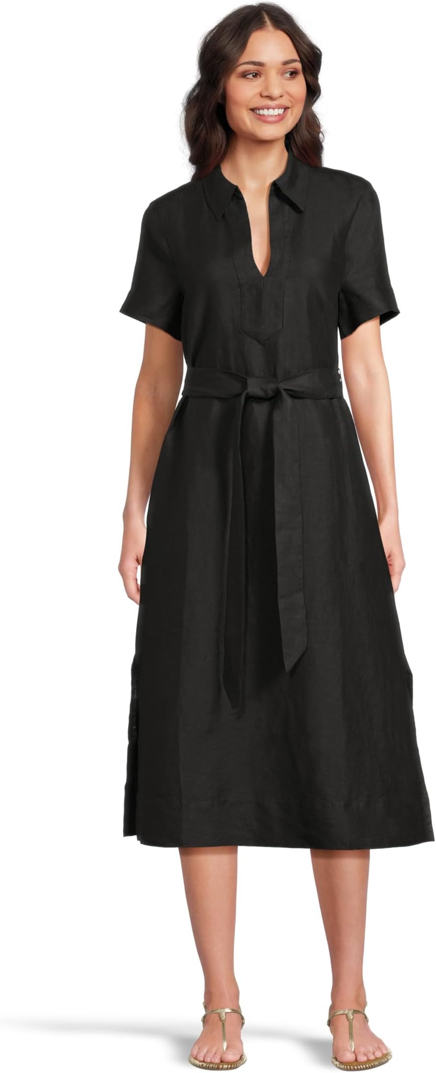 

Платье Tommy Bahama Coastalina Popover Midi Dress, черный