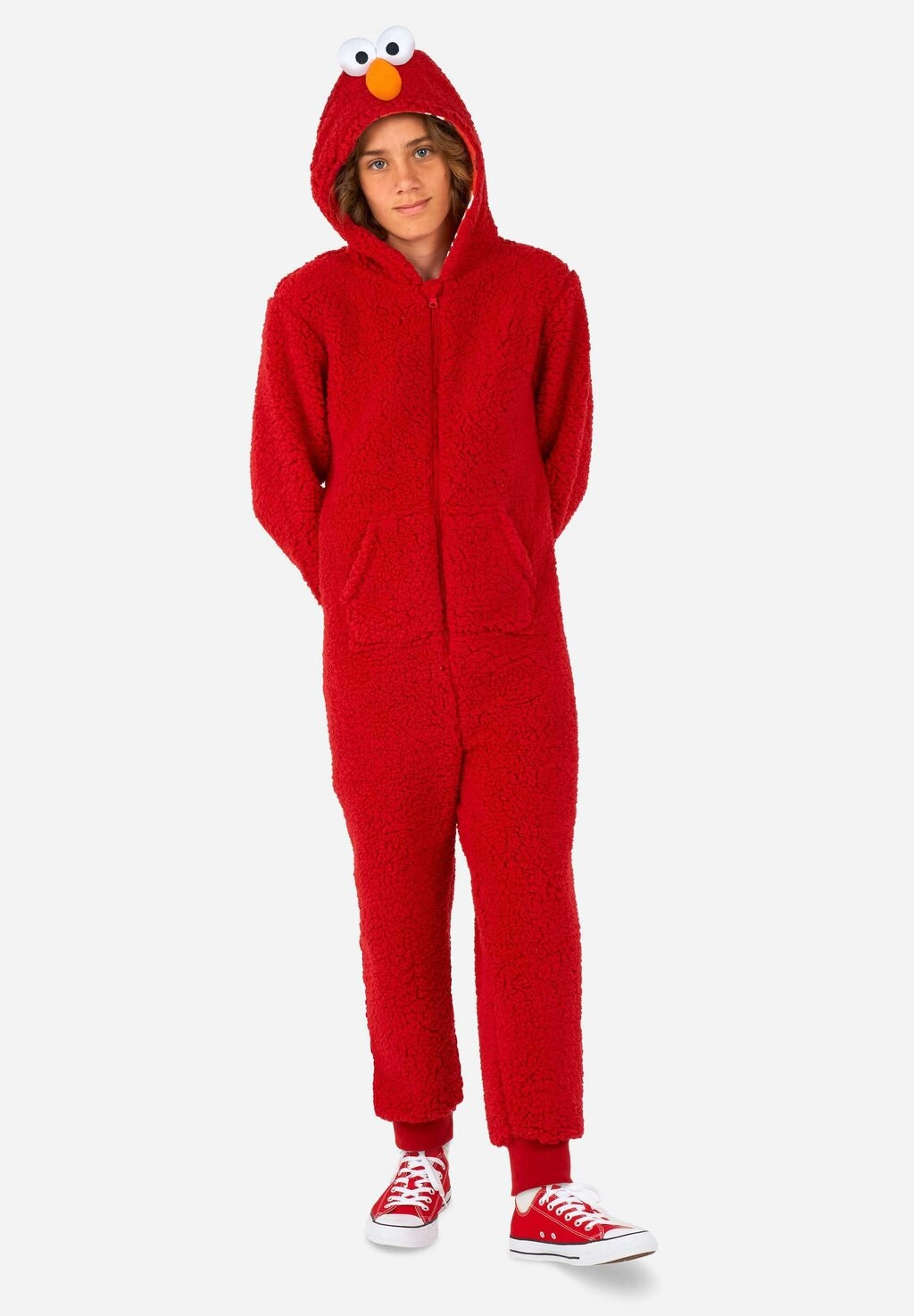 Комбинезон BOYS COOKIE MONSTER SESAMESTREET ONESIE OppoSuits, красный — фото 3