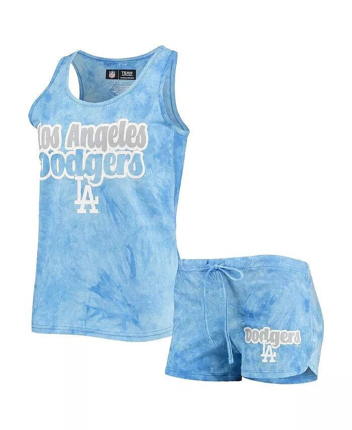 

Женский комплект из майки и шорт Royal Los Angeles Dodgers Billboard Racerback Concepts Sport