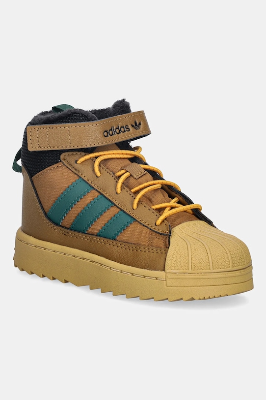 

Детские зимние ботинки SUPERSTAR WINTER TREK Adidas Originals, коричневый