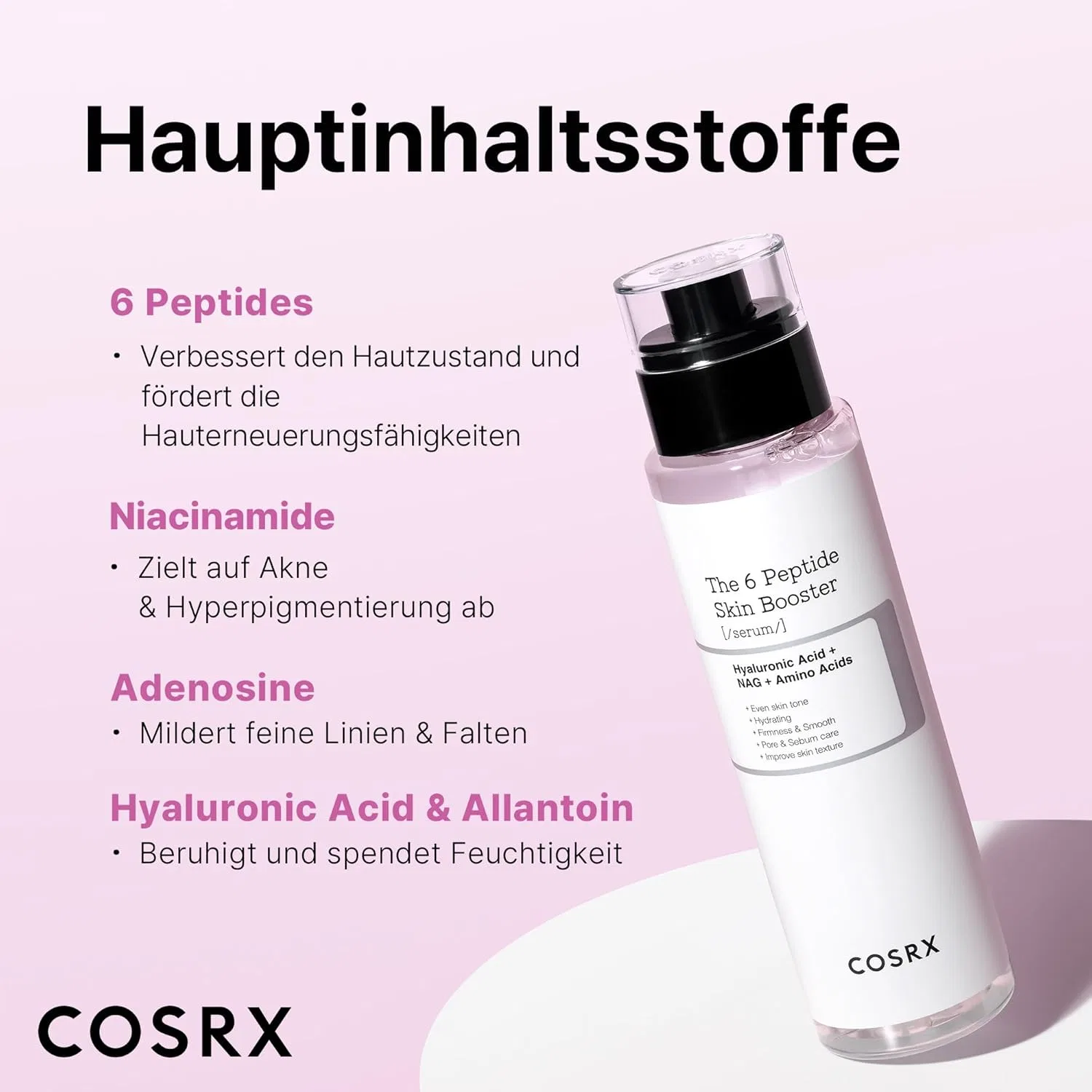 Тоник Cosrx — 6 Peptide Collagen Serum с пептидами меди, 150 мл — фото 3