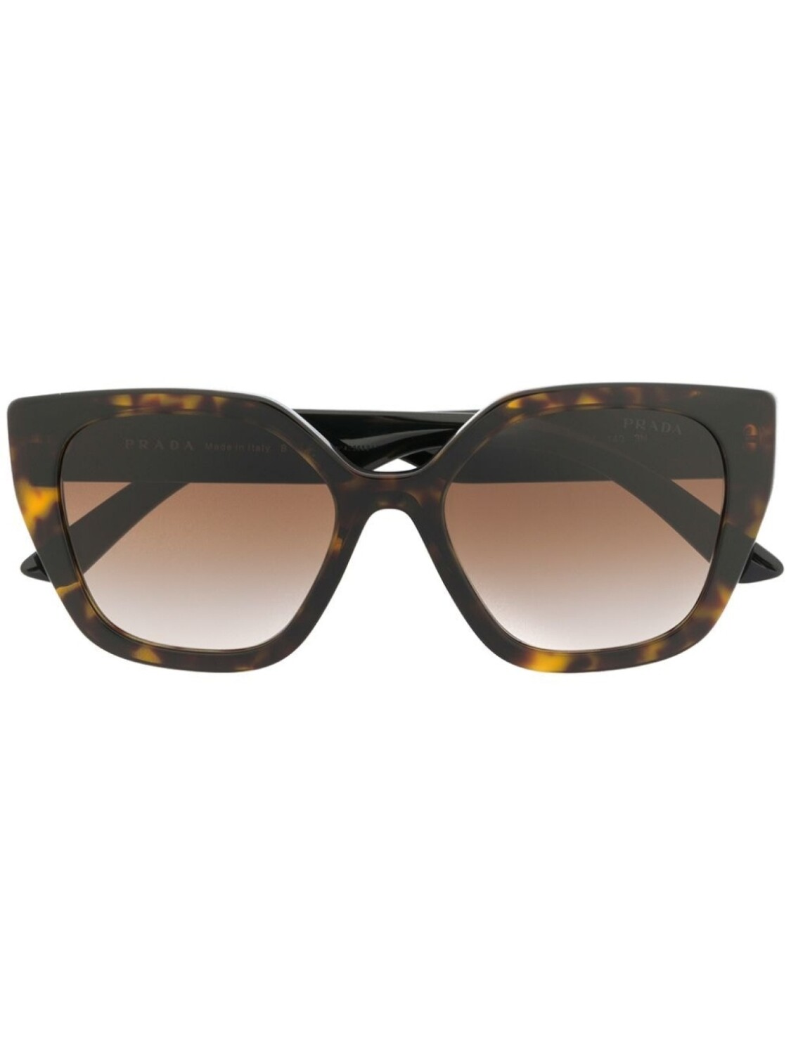 

Prada Eyewear солнцезащитные очки в квадратной оправе, коричневый