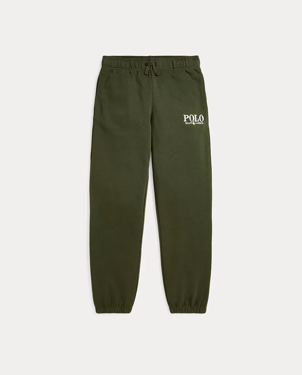 

Хлопковые спортивные штаны с логотипом Polo Ralph Lauren, темно-зеленый