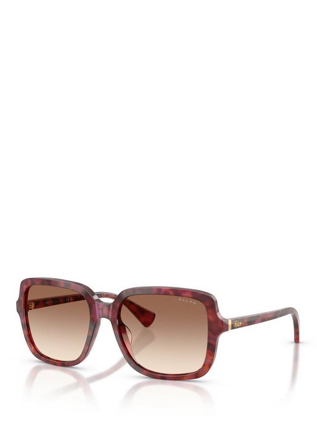 

RA5330 женские солнцезащитные очки Butterfly Ralph Lauren, Havana/Brown Gradient