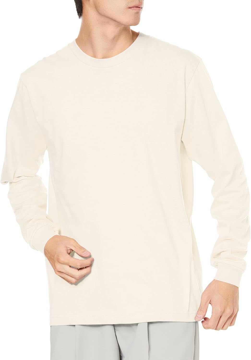 

Мужская футболка с длинным рукавом Printstar 00110-CLL, однотонная, слоновая кость