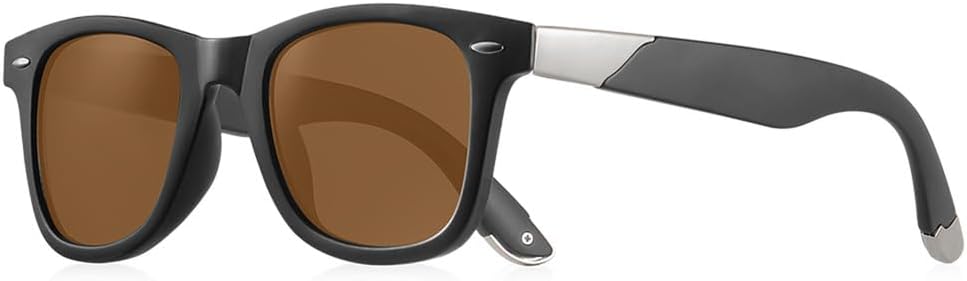 

Классические ретро-солнцезащитные очки квадратной формы для мужчин с металлическими заклепками, унисекс, для вождения, рыбалки, винтажные, с защитой от УФ-излучения UV400, прочные, модные, женские UJNHGQ, C2brown