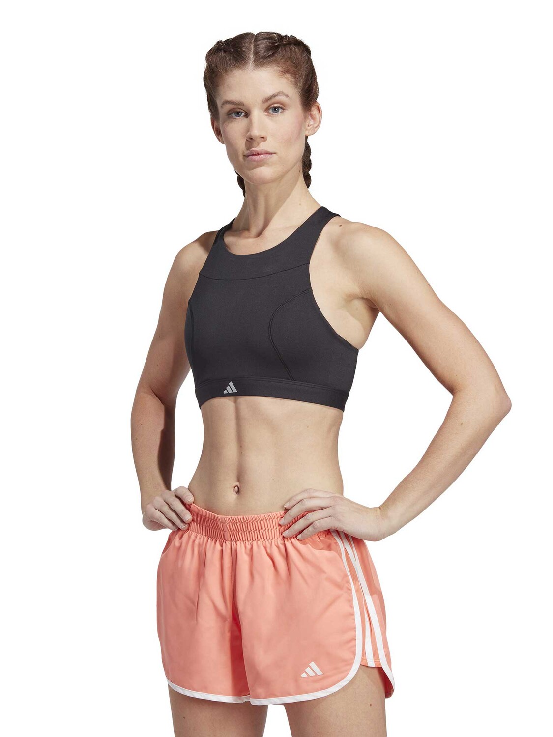 

Спортивный бюстгальтер Adidas Performance Running, черный