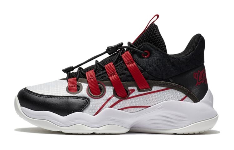 

Детские баскетбольные кроссовки GS Low-top белые/черные Lining Young