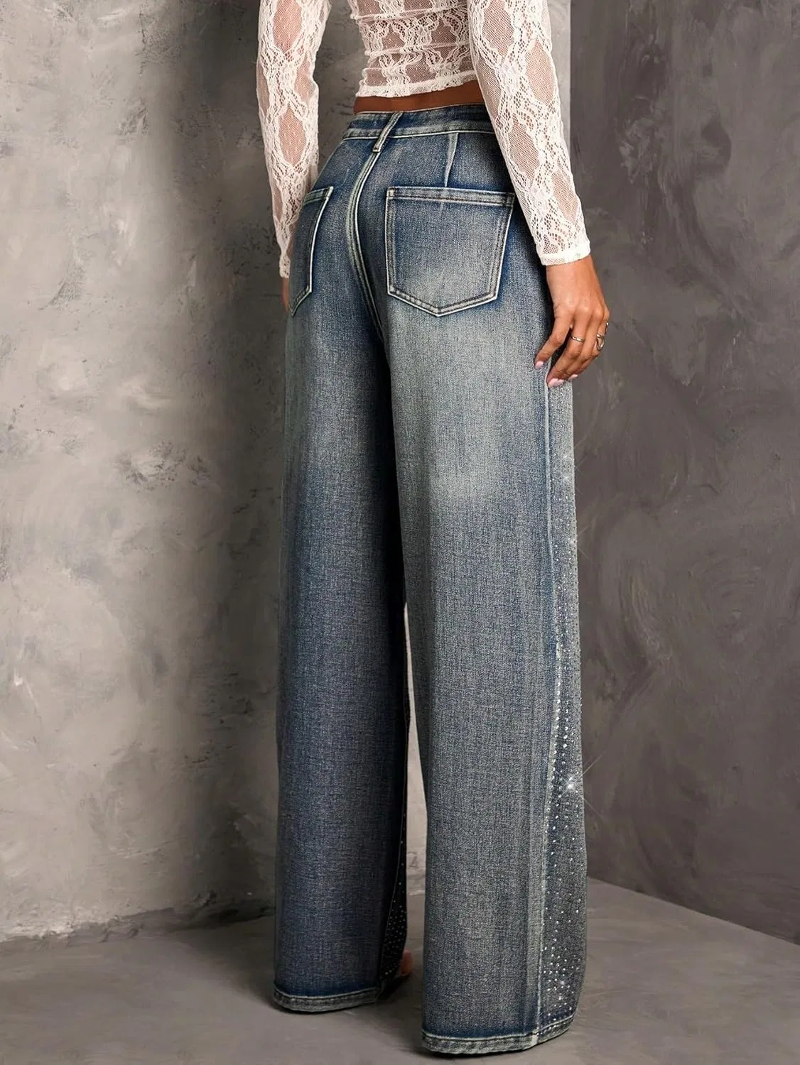 Джинсы прямые Women's Legendary Mid Rise, средняя стирка — фото 2