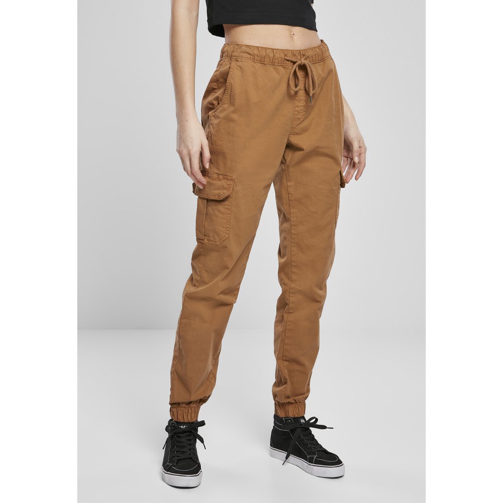 

Брюки Urban Classics High Waist Jogging cargo, оранжевый