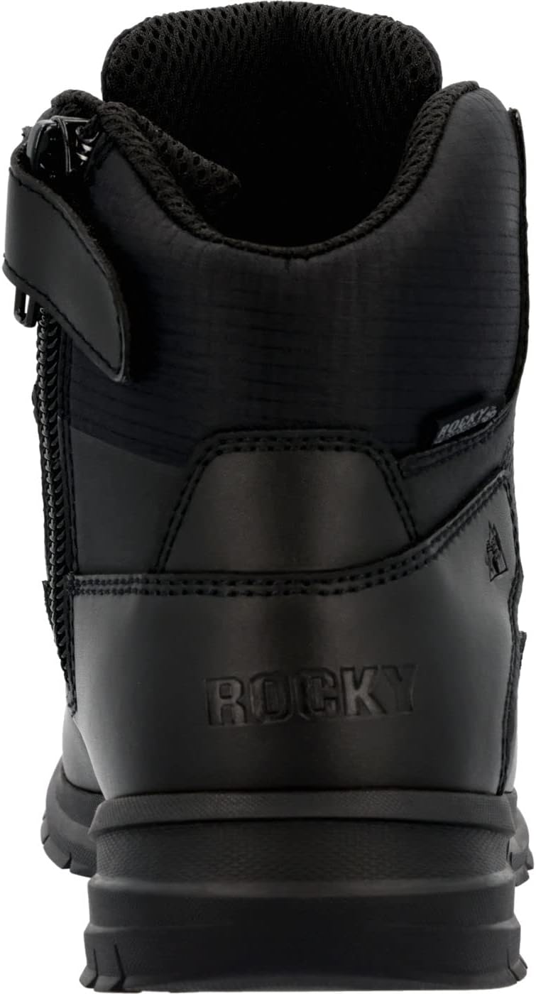 Ботинки ROCKY Cadet 6 с черной боковой молнией для госслужбы — фото 4