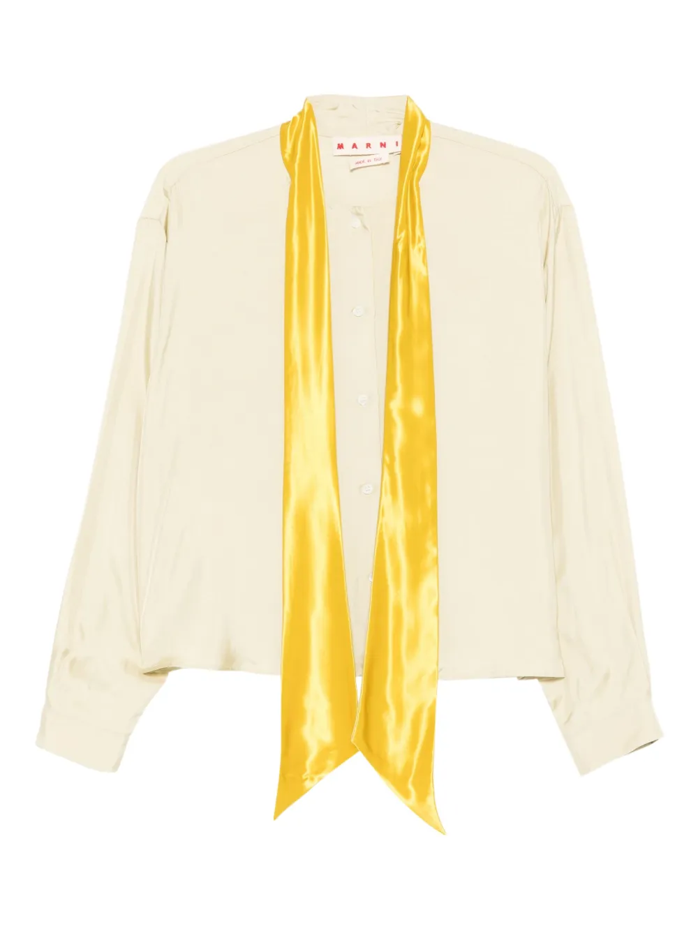 

Блузка с длинными рукавами Marni, нейтральный