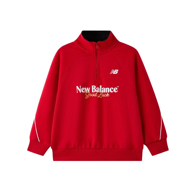 

Детский свитшот Lapel Moderate New Balance, красный