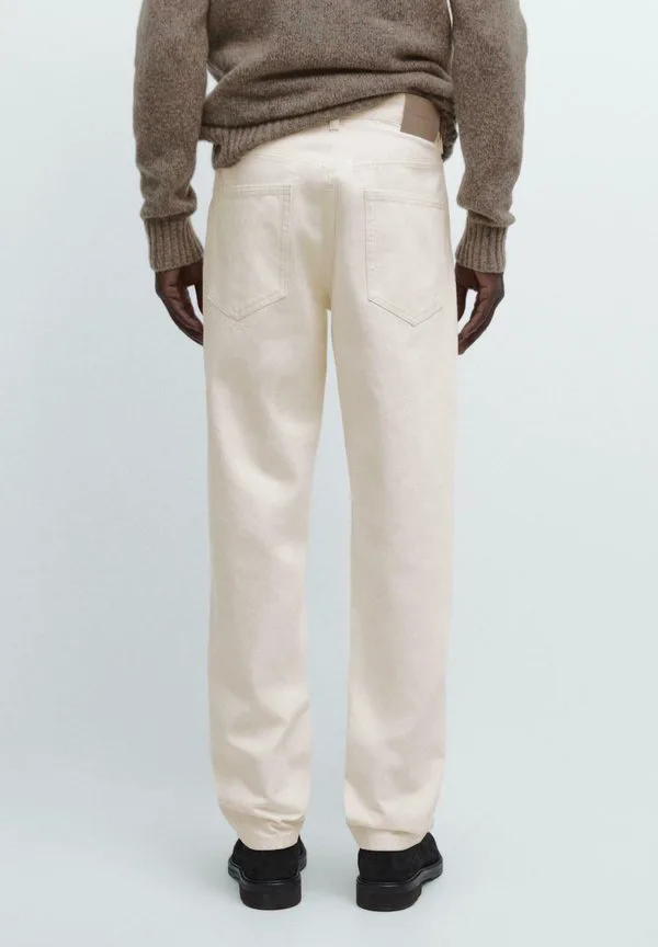 Джинсы зауженного кроя Massimo Dutti, Beige — фото 4