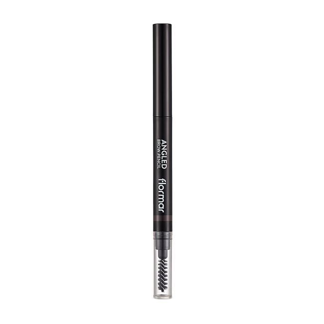 

Карандаш для бровей скошенный с кисточкой Flormar, цвет 03 brown