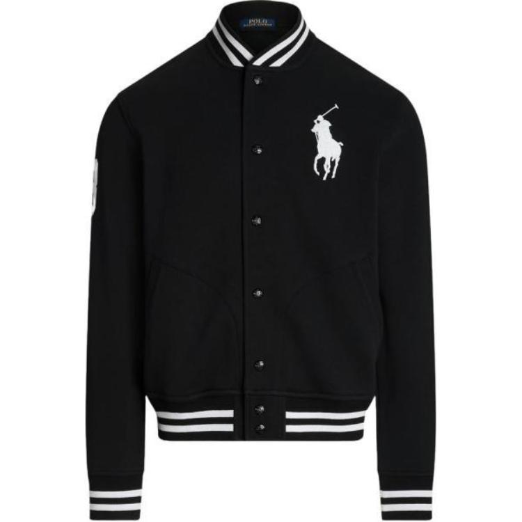 

Куртка Varsety с вышивкой «Пони» Ralph Lauren, черный